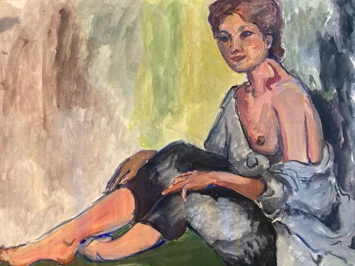 Très belle peinture gouache - peinture,