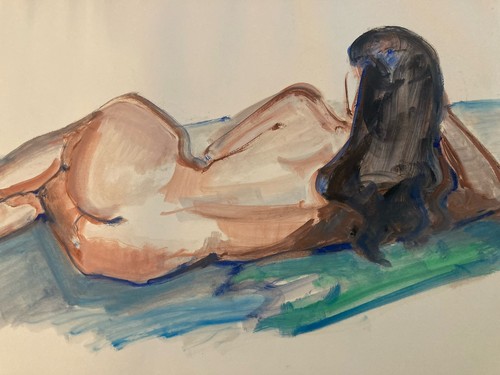 Très belle peinture 1970 - belle,