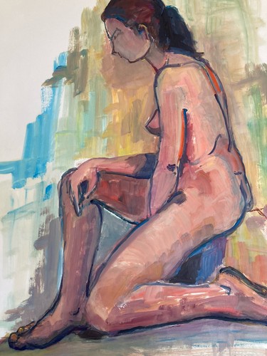 Très belle peinture - très, femme